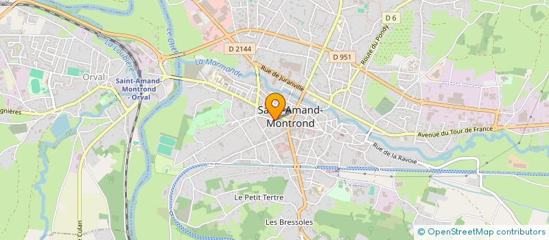 localisation de l'entreprise SCI PALMER  SAINT-AMAND-MONTROND