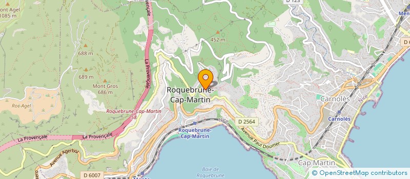 localisation de l'entreprise SCI PALMIER EN ZINC à ROQUEBRUNE-CAP-MARTIN