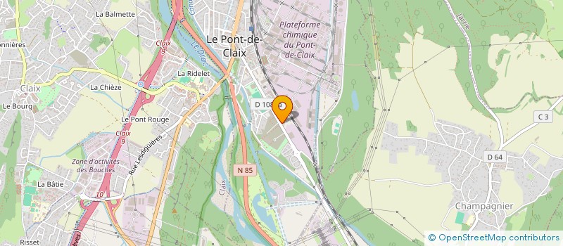 localisation de l'entreprise SCI PALMIERI  LE PONT-DE-CLAIX