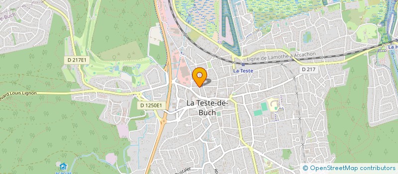 localisation de l'entreprise SCI PALMIERI MARQUET  LA TESTE-DE-BUCH