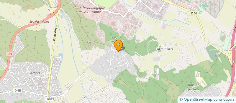 localisation de l'entreprise SCI PALMING  CABRIES