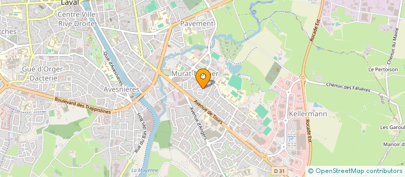 localisation de l'entreprise SCI PALML à LAVAL