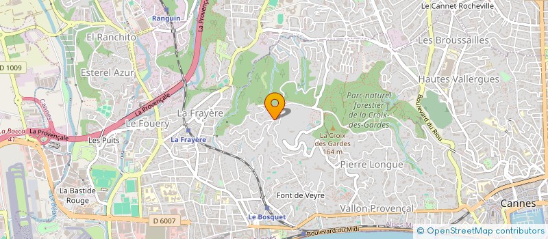 localisation de l'entreprise SCI PALMYRA à CANNES