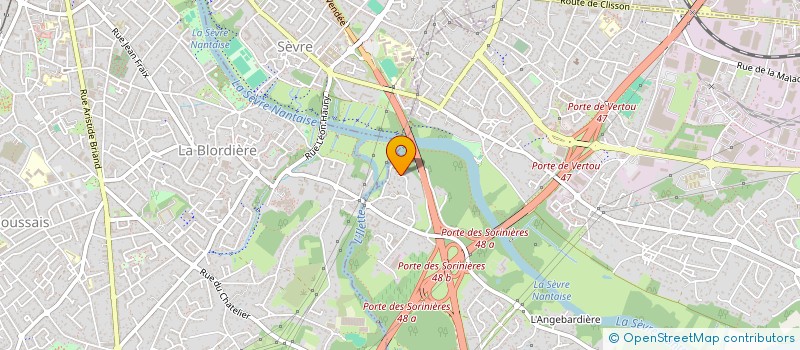 localisation de l'entreprise SCI PALMYRE  VERTOU