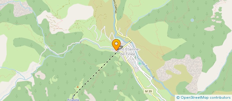 localisation de l'entreprise SCI PALOCYA  SAINT-ETIENNE-DE-TINEE