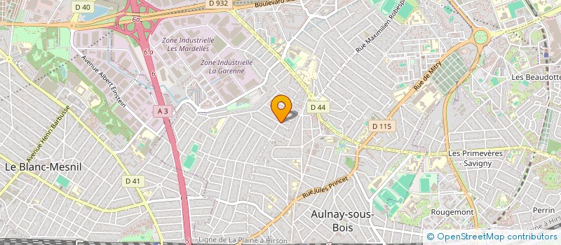 localisation de l'entreprise SCI PALOFRED à AULNAY-SOUS-BOIS