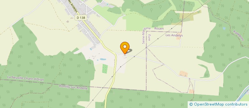 localisation de l'entreprise SCI PALOLUMA  LA NEUVILLE-CHANT-D'OISEL