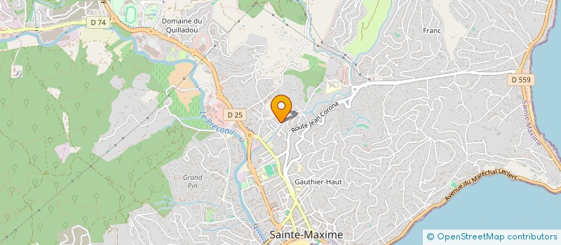 localisation de l'entreprise SCI PALOMA à SAINTE-MAXIME