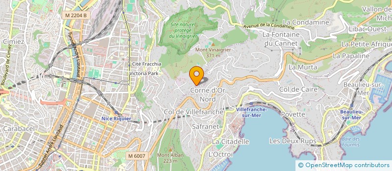 localisation de l'entreprise SCI PALOMA à NICE