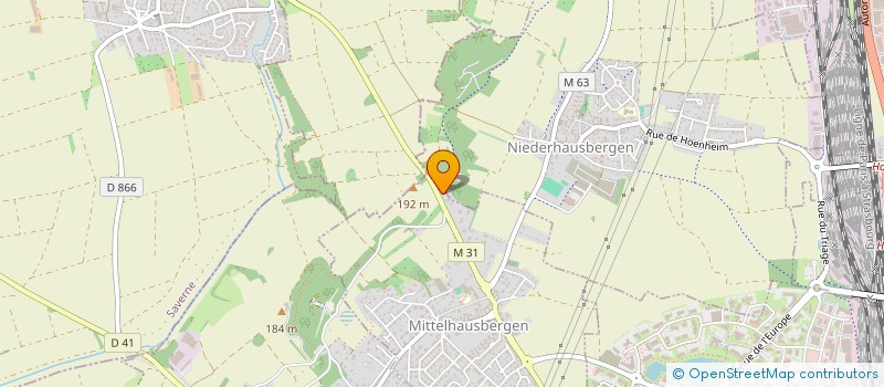 localisation de l'entreprise SCI PALOMA  MITTELHAUSBERGEN