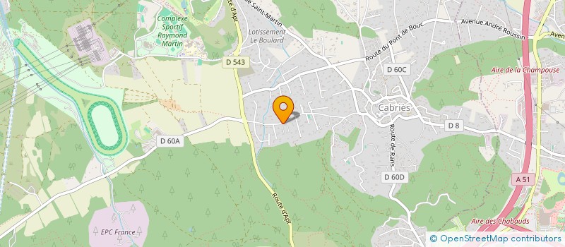 localisation de l'entreprise SCI PALOMA  CABRIES