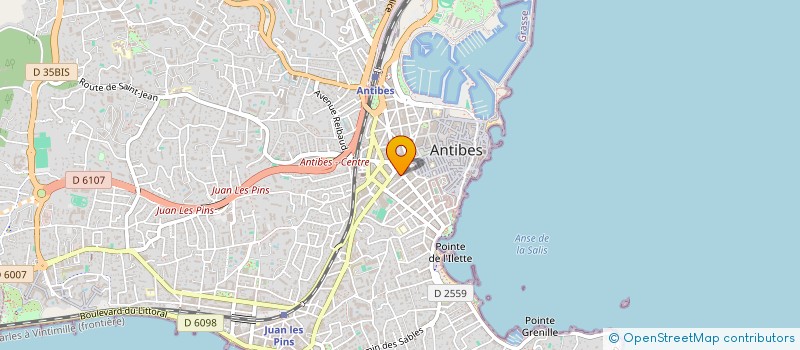 localisation de l'entreprise SCI PALOMA  ANTIBES