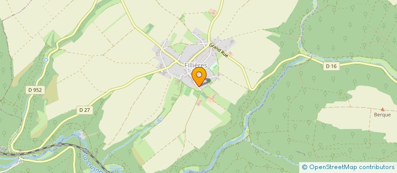 localisation de l'entreprise SCI PALOMA  FILLIERES