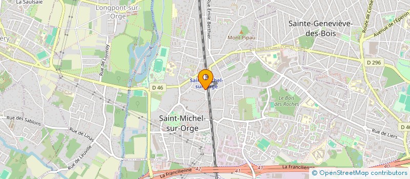 localisation de l'entreprise SCI PALOMA DU 36 RUE DE MONTMORENCY  SAINT-MICHEL-SUR-ORGE