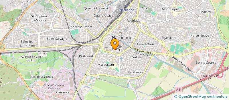localisation de l'entreprise SCI PALOMBAGGIA à NARBONNE