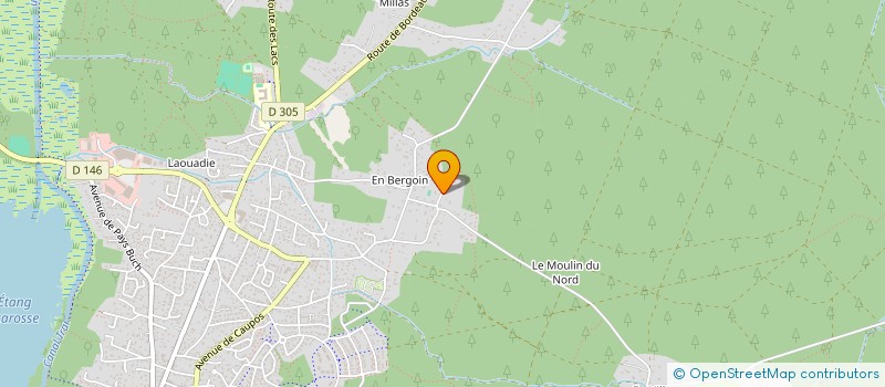 localisation de l'entreprise SCI PALOMBAGGIA  BISCARROSSE