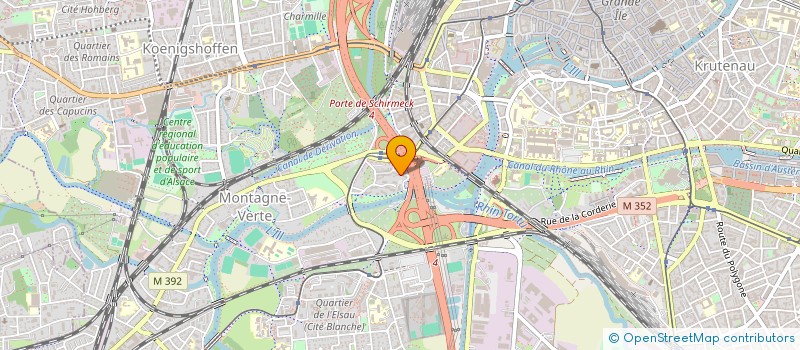 localisation de l'entreprise SCI PALOPIMAR à STRASBOURG