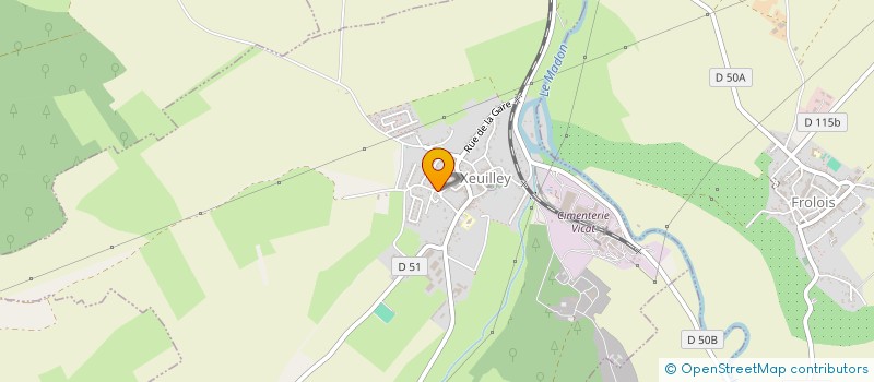 localisation de l'entreprise SCI PALOU  XEUILLEY