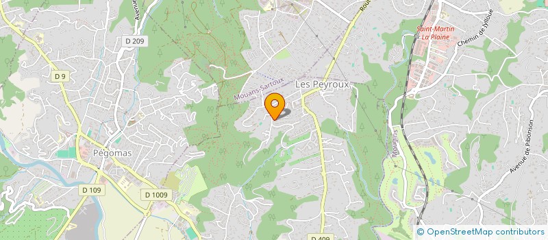 localisation de l'entreprise SCI PALOUMA à LA ROQUETTE-SUR-SIAGNE