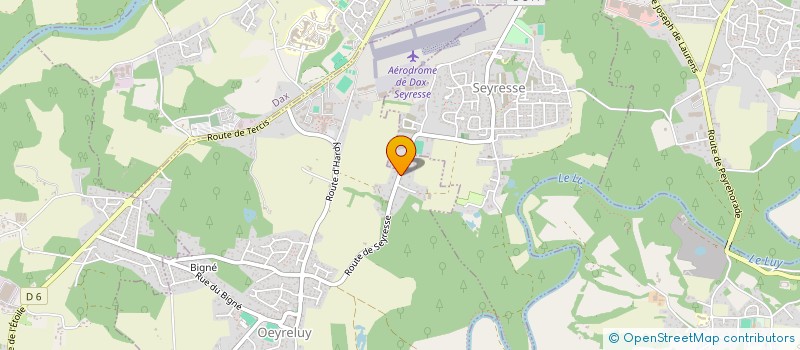 localisation de l'entreprise SCI PALOUMET  OEYRELUY