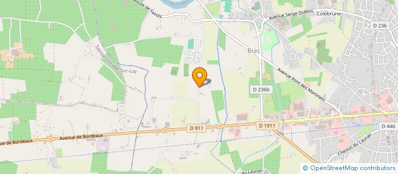 localisation de l'entreprise SCI PALOUMET EST  BIAS