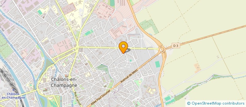 localisation de l'entreprise SCI PALOUTIMONE  CHALONS EN CHAMPAGNE