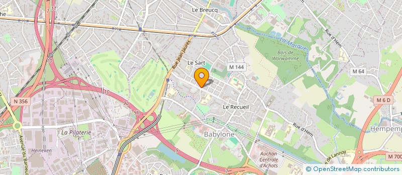 localisation de l'entreprise SCI PALUBE à VILLENEUVE-D'ASCQ