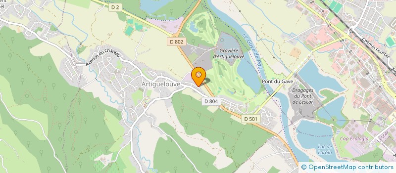 localisation de l'entreprise SCI PALUBEKE  ARTIGUELOUVE