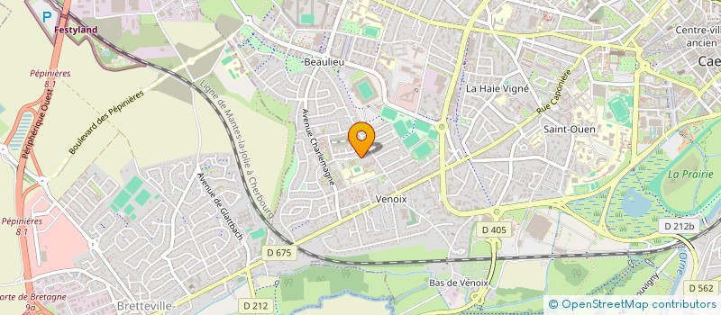 localisation de l'entreprise SCI PALUCE à CAEN