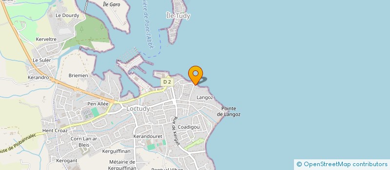 localisation de l'entreprise SCI PALUD AR FOREST  LOCTUDY