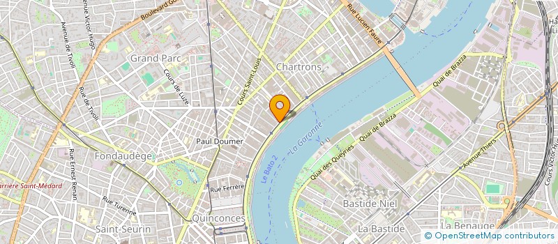 localisation de l'entreprise SCI PALUDATE  BORDEAUX