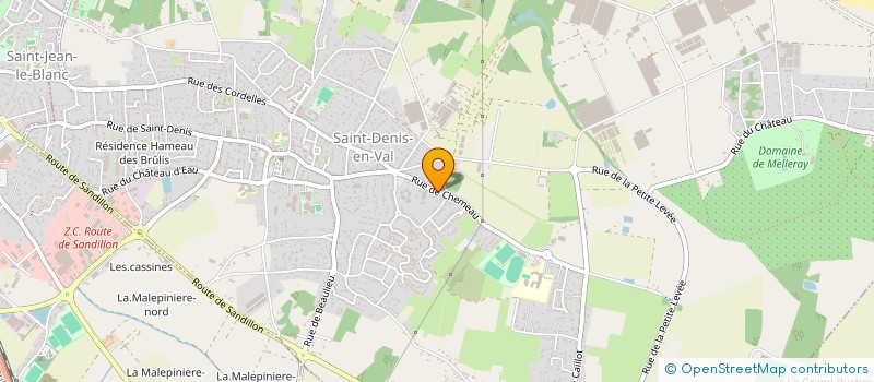 localisation de l'entreprise SCI PALUS  SAINT-DENIS-EN-VAL