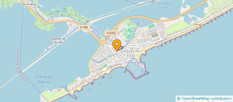 localisation de l'entreprise SCI PALUS AVIS à PALAVAS-LES-FLOTS