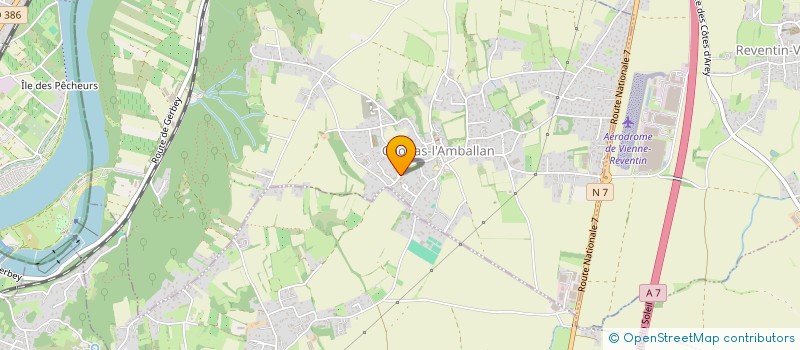 localisation de l'entreprise SCI PALY  CHONAS-L'AMBALLAN