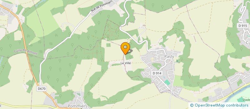 localisation de l'entreprise SCI PALY HILLS  PASLY