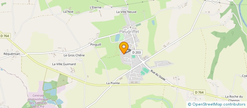 localisation de l'entreprise SCI PALYMA  PLEUGRIFFET