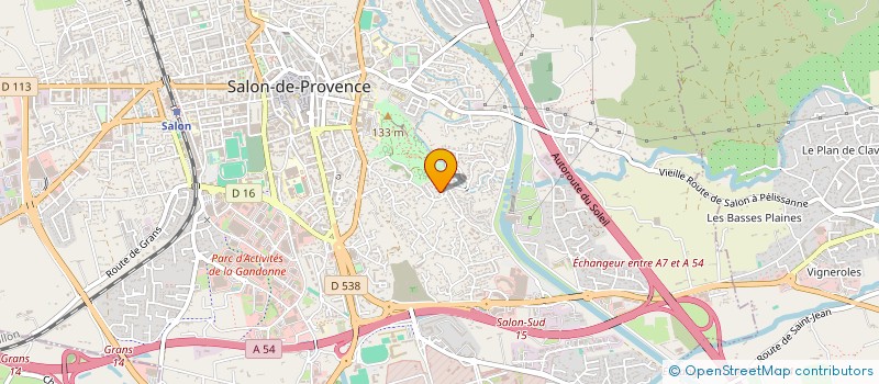 localisation de l'entreprise SCI PAM  LANCON-PROVENCE