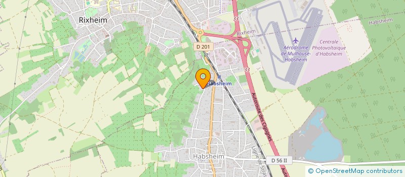 localisation de l'entreprise SCI PAM  HABSHEIM