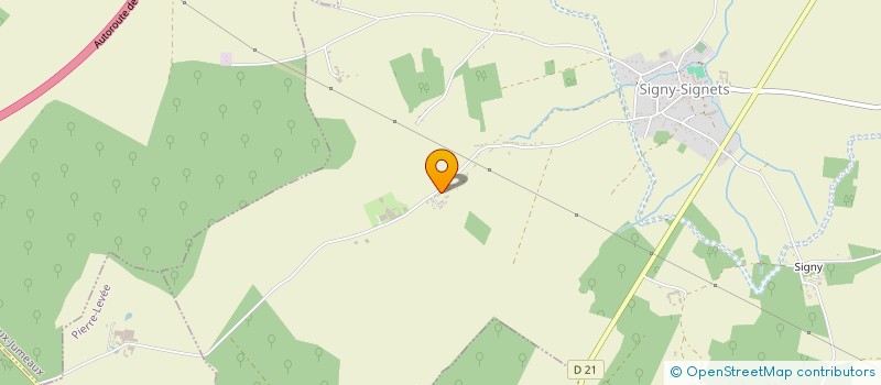localisation de l'entreprise SCI PAM  SIGNY-SIGNETS