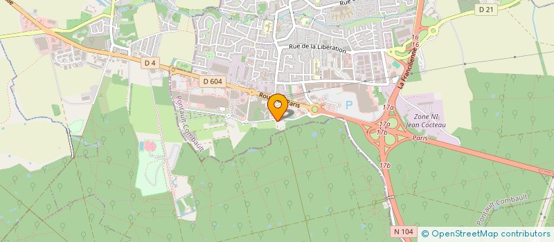 localisation de l'entreprise SCI PAM  PONTAULT-COMBAULT