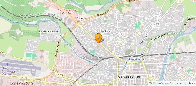 localisation de l'entreprise SCI PAM à CARCASSONNE
