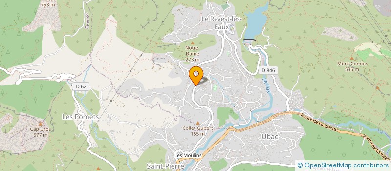 localisation de l'entreprise SCI PAM  LE REVEST-LES-EAUX