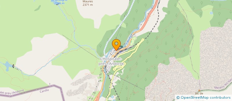 localisation de l'entreprise SCI PAM à L'HOSPITALET-PRES-L'ANDORRE