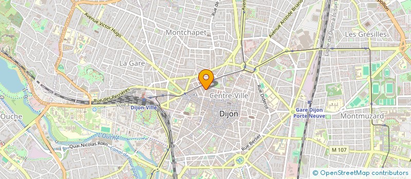 localisation de l'entreprise SCI PAM à DIJON