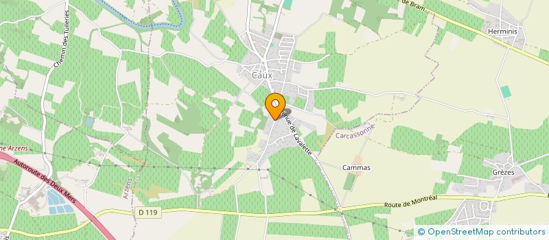 localisation de l'entreprise SCI PAM  CAUX-ET-SAUZENS