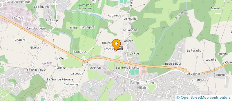 localisation de l'entreprise SCI PAM  TRESSES