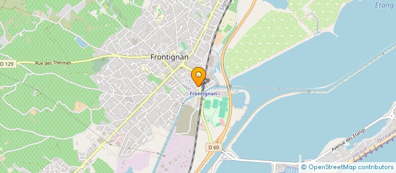 localisation de l'entreprise SCI PAM à FRONTIGNAN