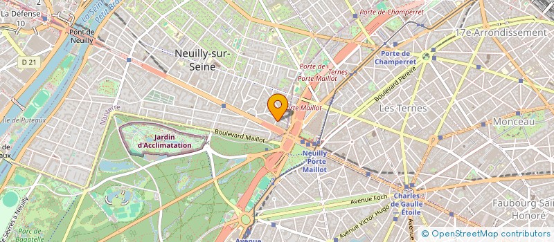 localisation de l'entreprise SCI PAM à NEUILLY-SUR-SEINE