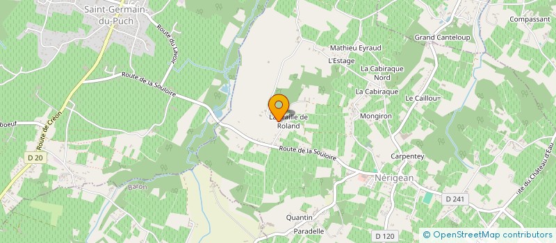 localisation de l'entreprise SCI PAM  NERIGEAN