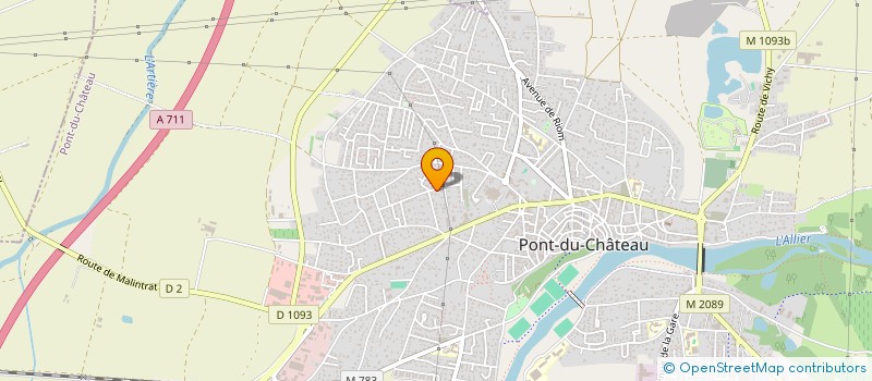 localisation de l'entreprise SCI PAM  PONT-DU-CHATEAU